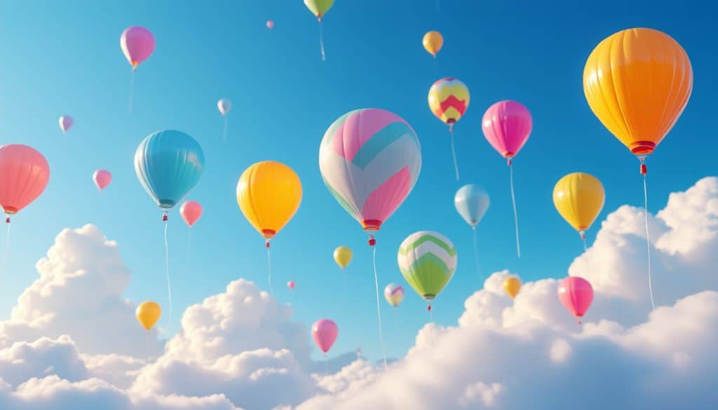 Ballons à l&rsquo;hélium : combien de temps ils tiennent en l&rsquo;air