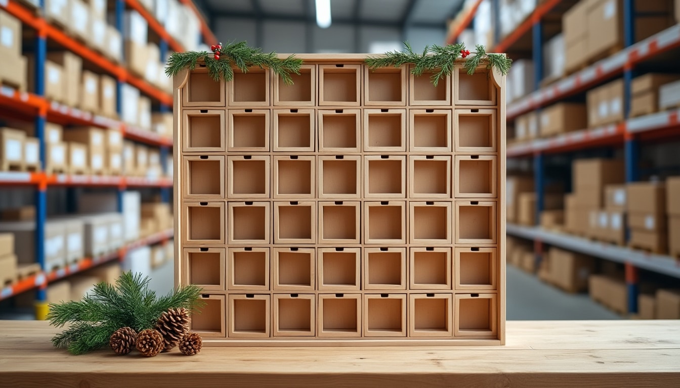 Calendrier de l&rsquo;avent vide grossiste : ce qui vous attend