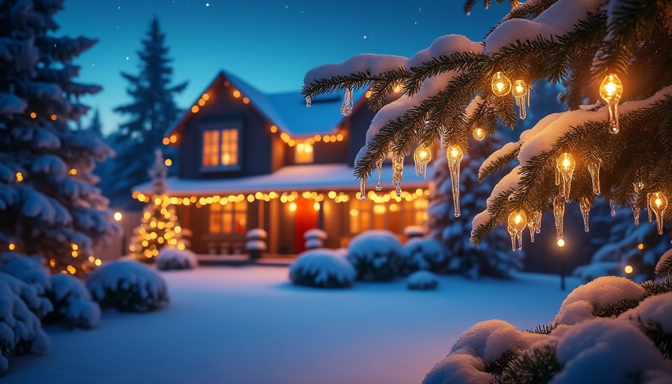 Guirlande lumineuse exterieur pour Noel : à regarder avant