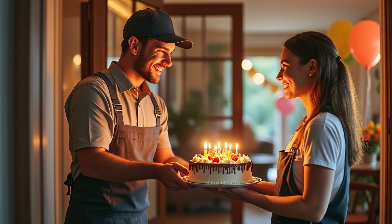 Livraison gâteau anniversaire à domicile : le guide complet