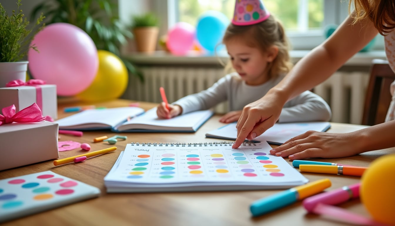 Anniversaire enfant : le rétroplanning des deux semaines avant