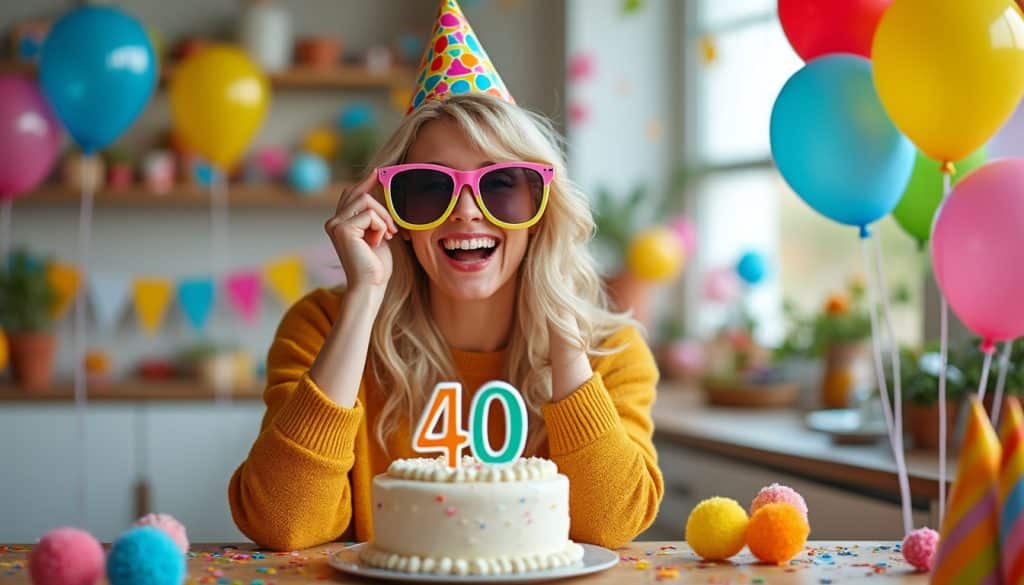 Texte d&rsquo;anniversaire 40 ans avec humour pour une femme