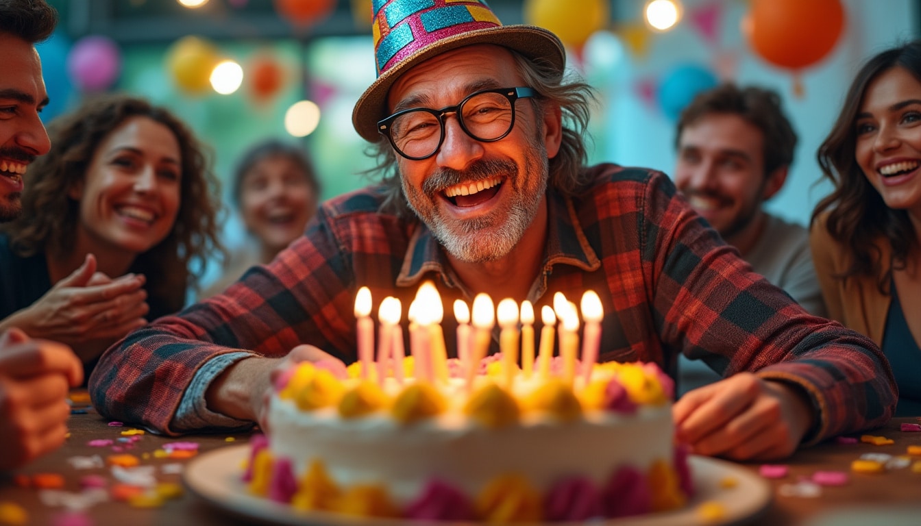 Texte d&rsquo;anniversaire 50 ans avec humour pour un homme
