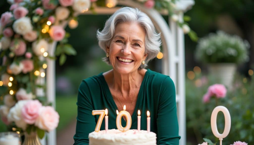 Texte d&rsquo;anniversaire 70 ans pour une femme