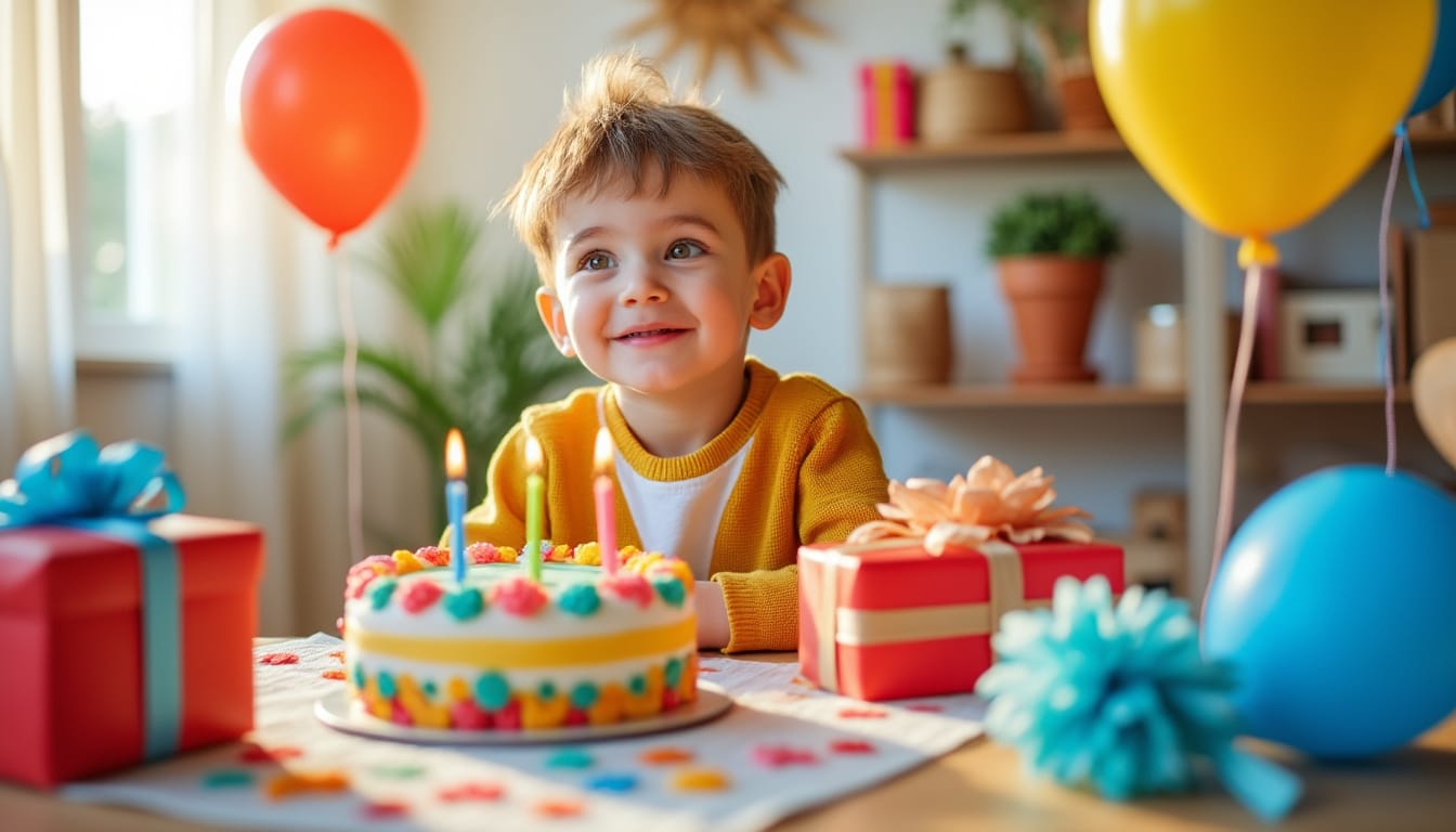 Texte d&rsquo;anniversaire pour un enfant de 3 à 10 ans